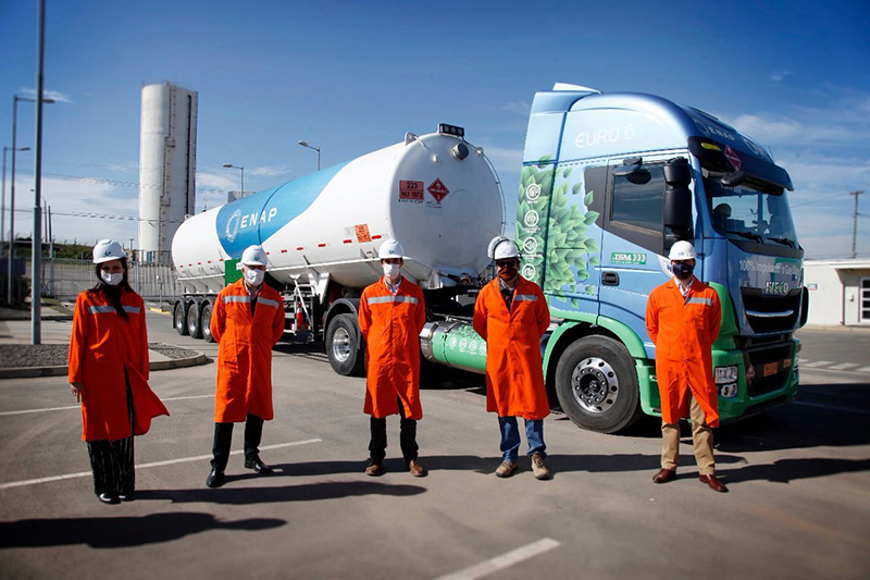 Primer Iveco a GNL en Chile